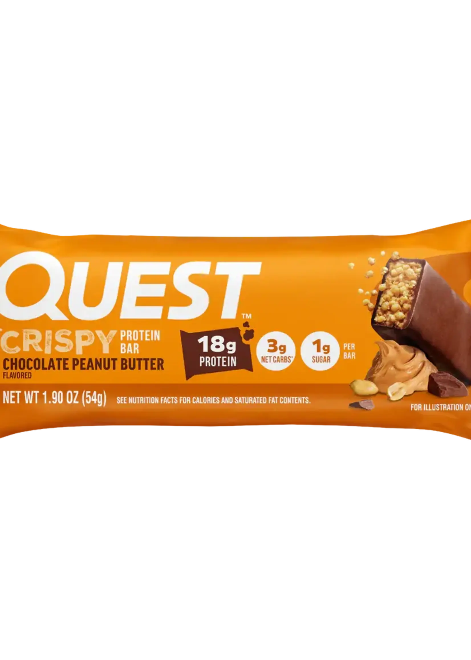 Quest Nutrition Quest Nutrition Chocolate Peanut Butter Crispy Hero Protein Bar