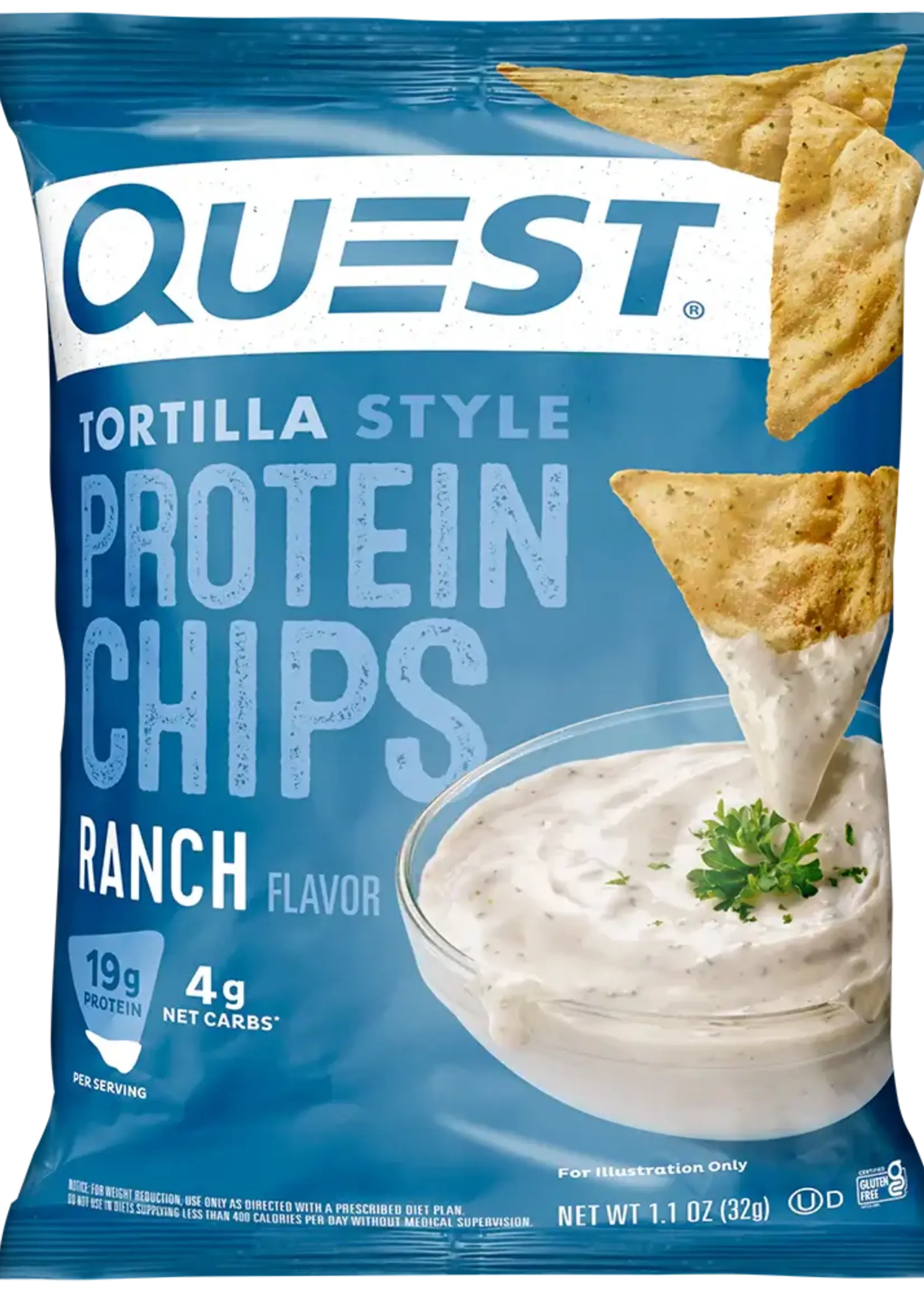 Quest Nutrition Quest Nutrition Ranch Tortilla Style Protein Chips