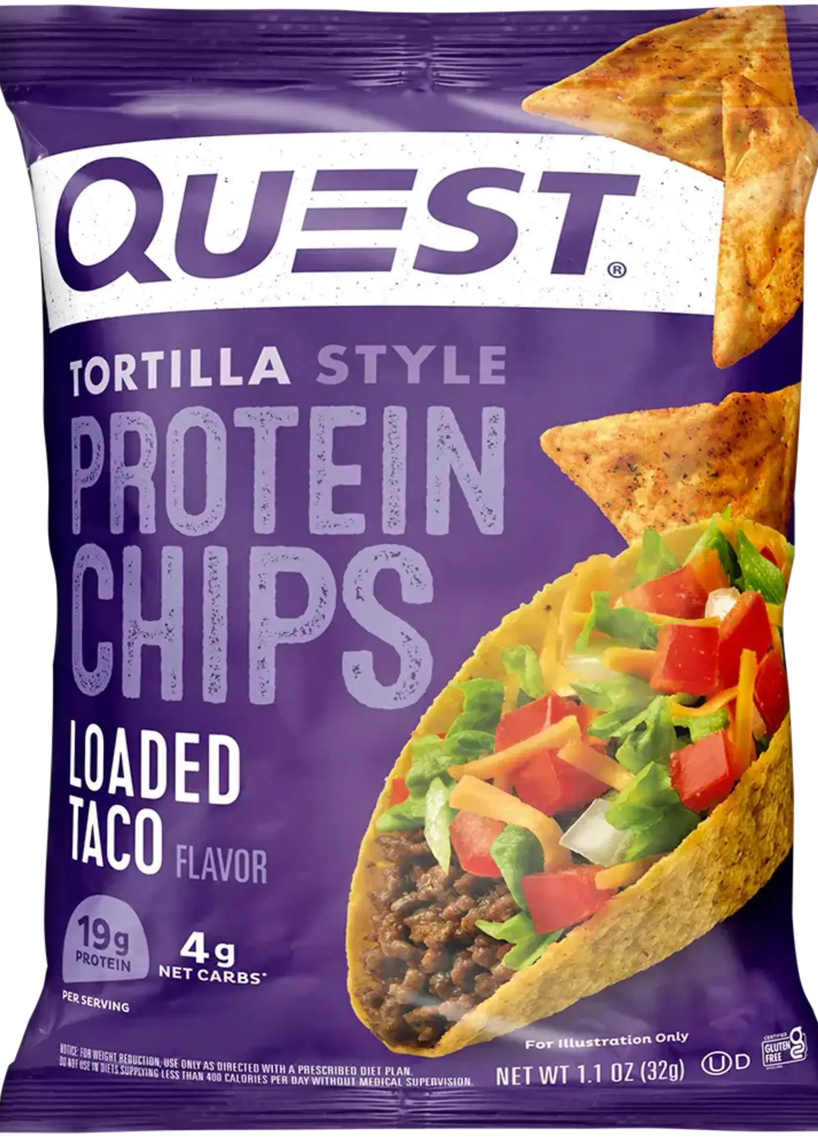 Quest Nutrition Quest Nutrition Loaded Taco Tortilla Style Protein Chips