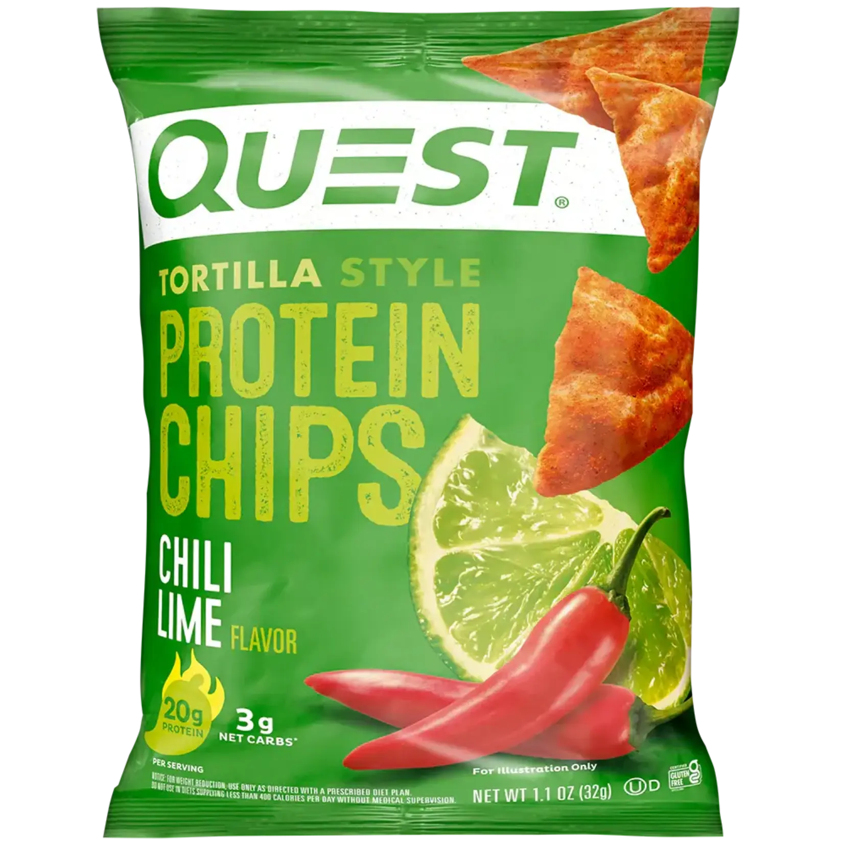 Quest Nutrition Quest Nutrition Chili Lime Tortilla Style Protein Chips