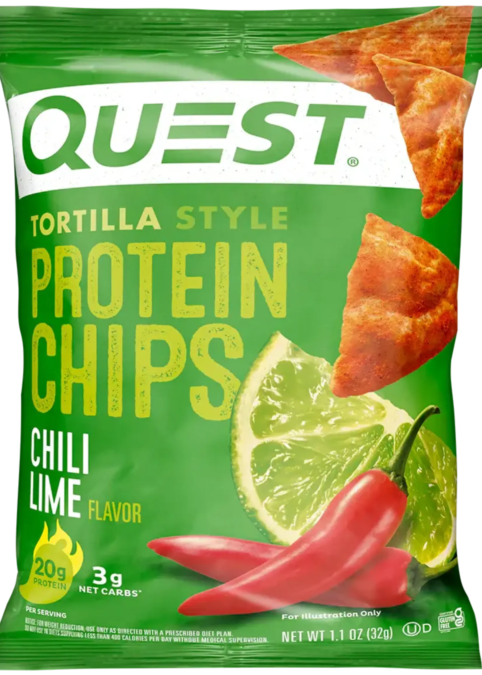 Quest Nutrition Quest Nutrition Chili Lime Tortilla Style Protein Chips