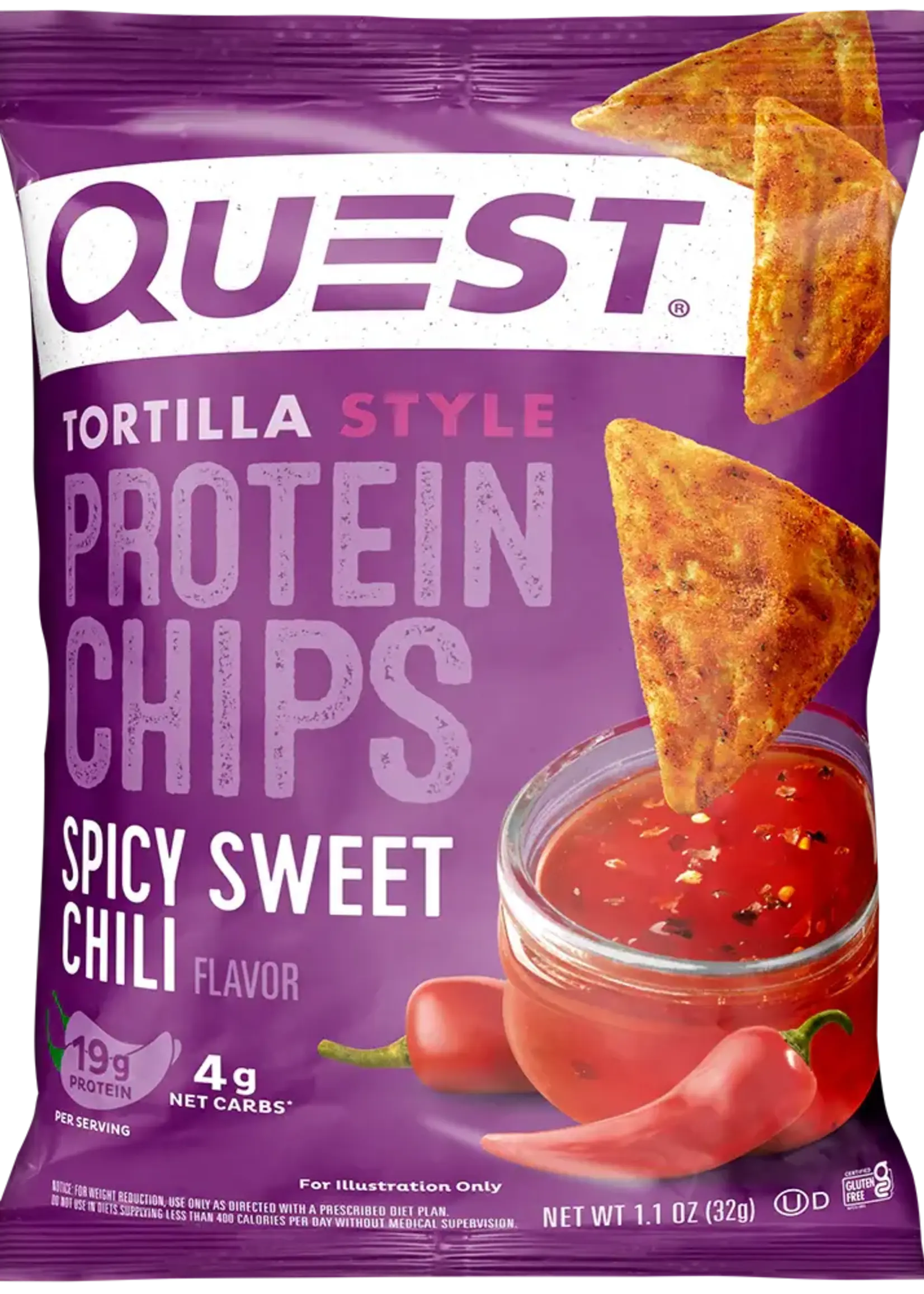 Quest Nutrition Quest Nutrition Spicy Sweet Chili Tortilla Style Protein Chips