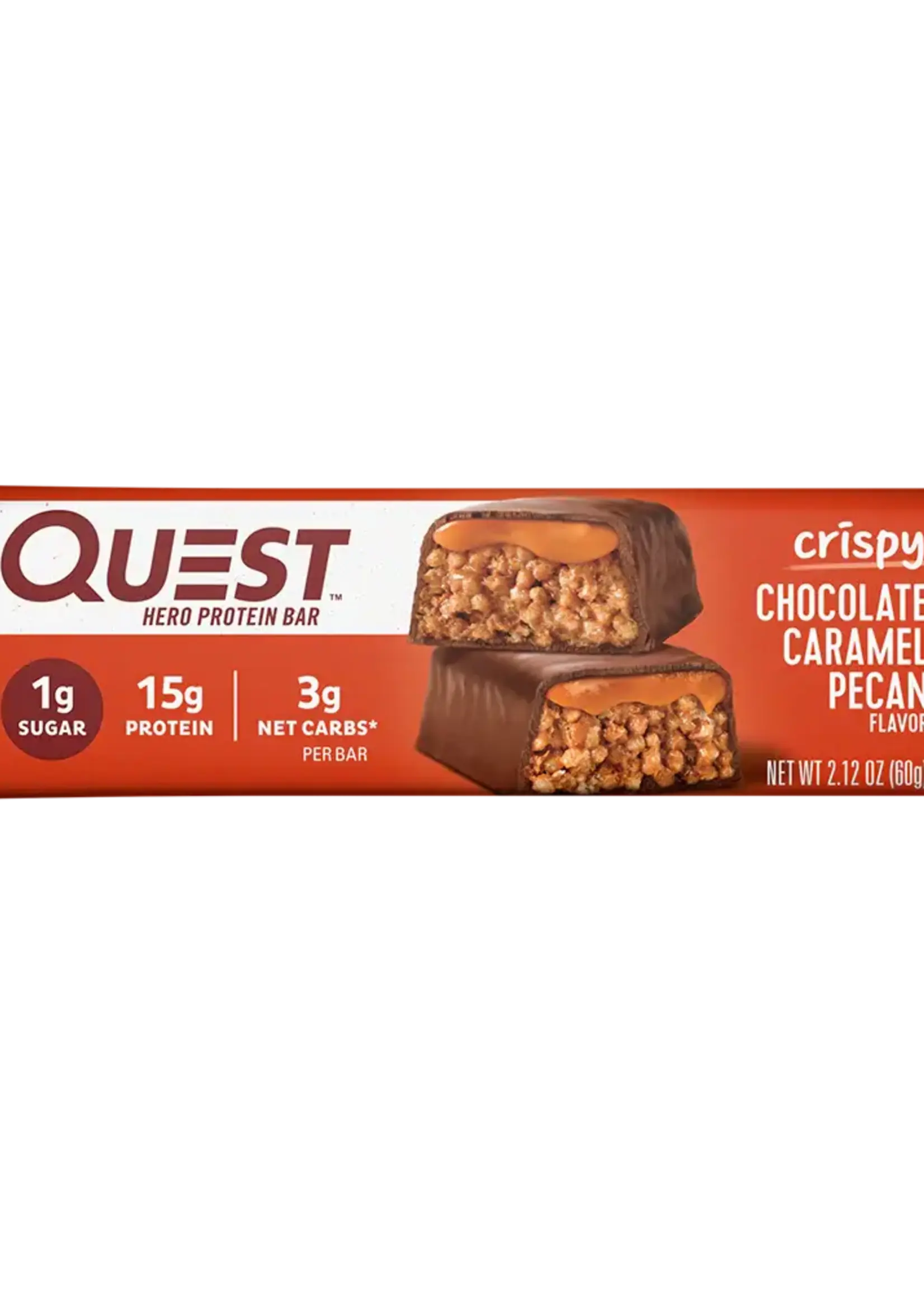 Quest Nutrition Quest Nutrition Chocolate Caramel Pecan Crispy Hero Protein Bar