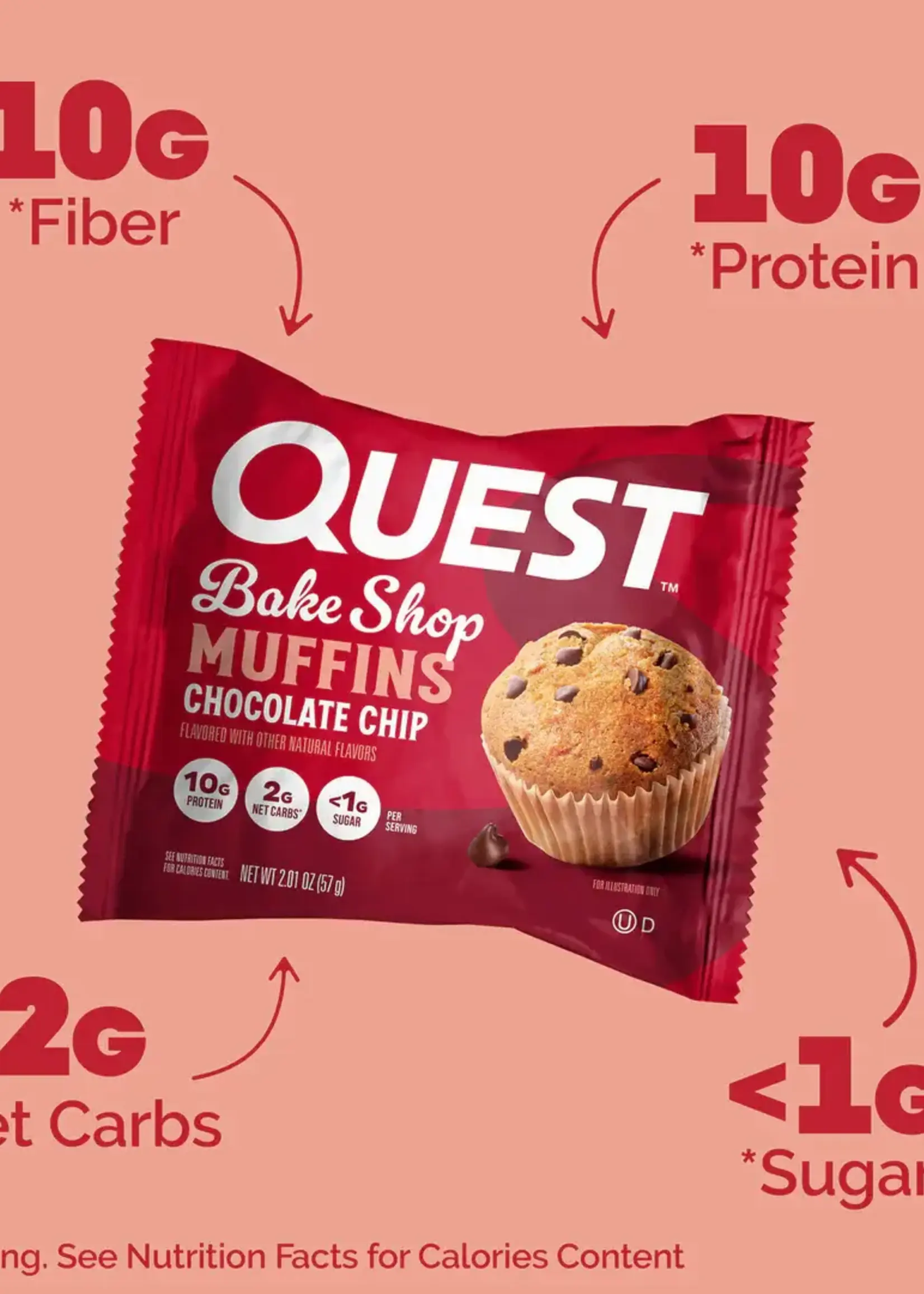 Quest Nutrition Quest Nutrition Bake Shop Chocolate Chip Muffins