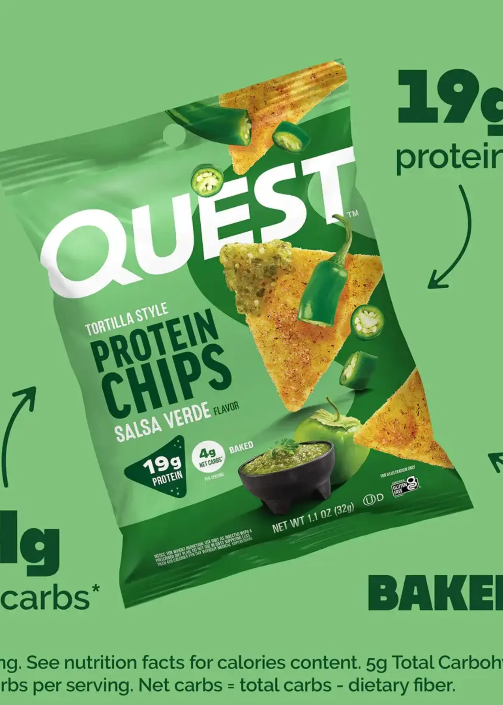 Quest Nutrition Quest Nutrition Salsa Verde Tortilla Style Protein Chips