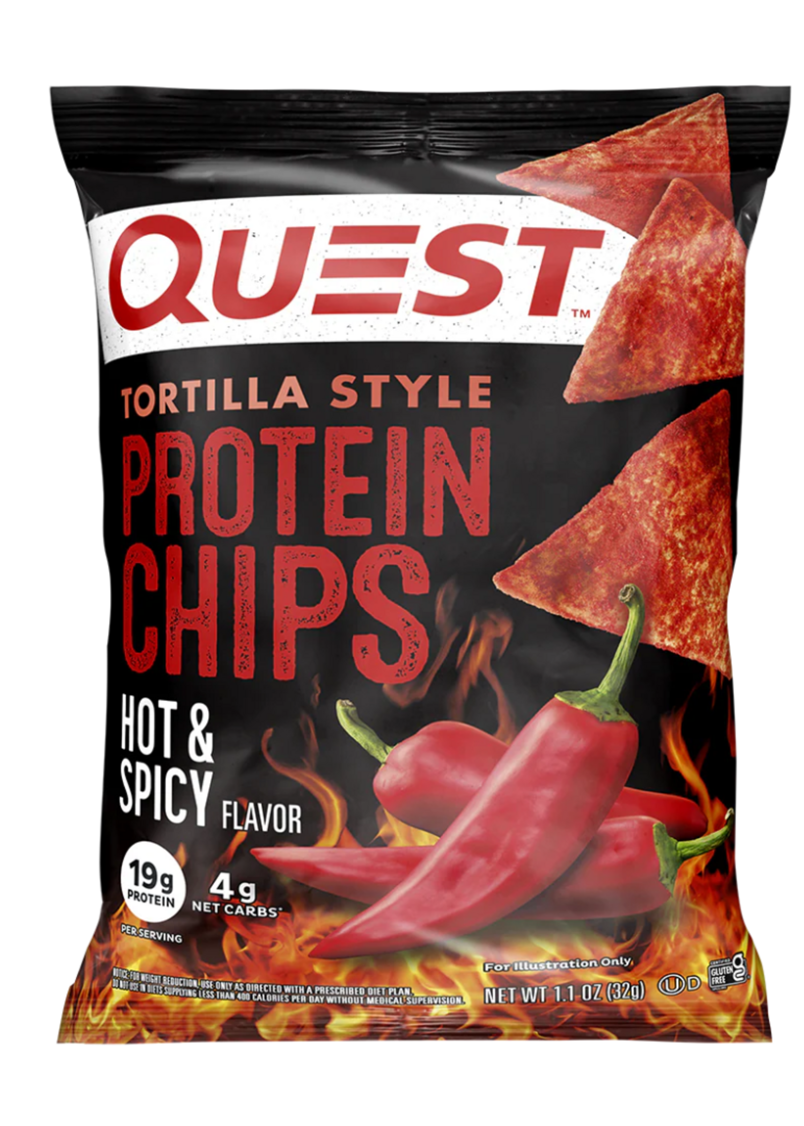 Quest Nutrition Quest Nutrition Hot & Spicy Tortilla Style Protein Chips