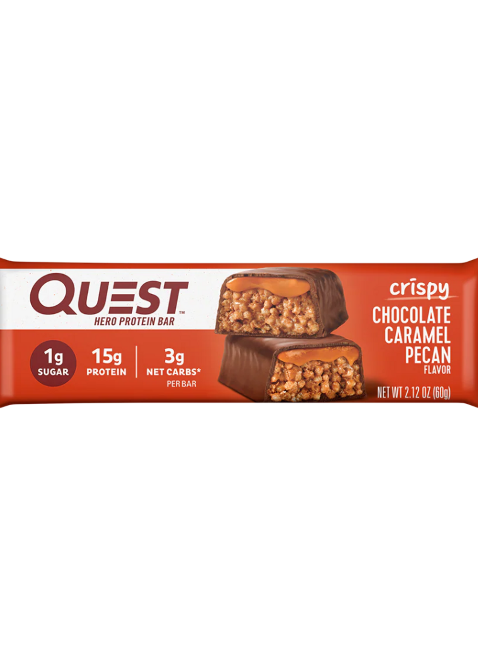Quest Nutrition Quest Nutrition Chocolate Caramel Pecan Crispy Hero Protein Bar