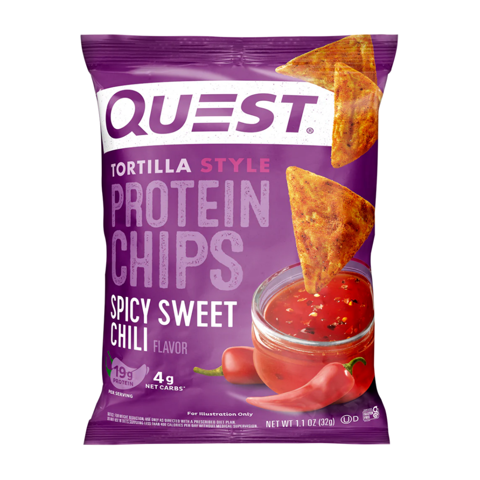 Quest Nutrition Quest Nutrition Spicy Sweet Chili Tortilla Style Protein Chips