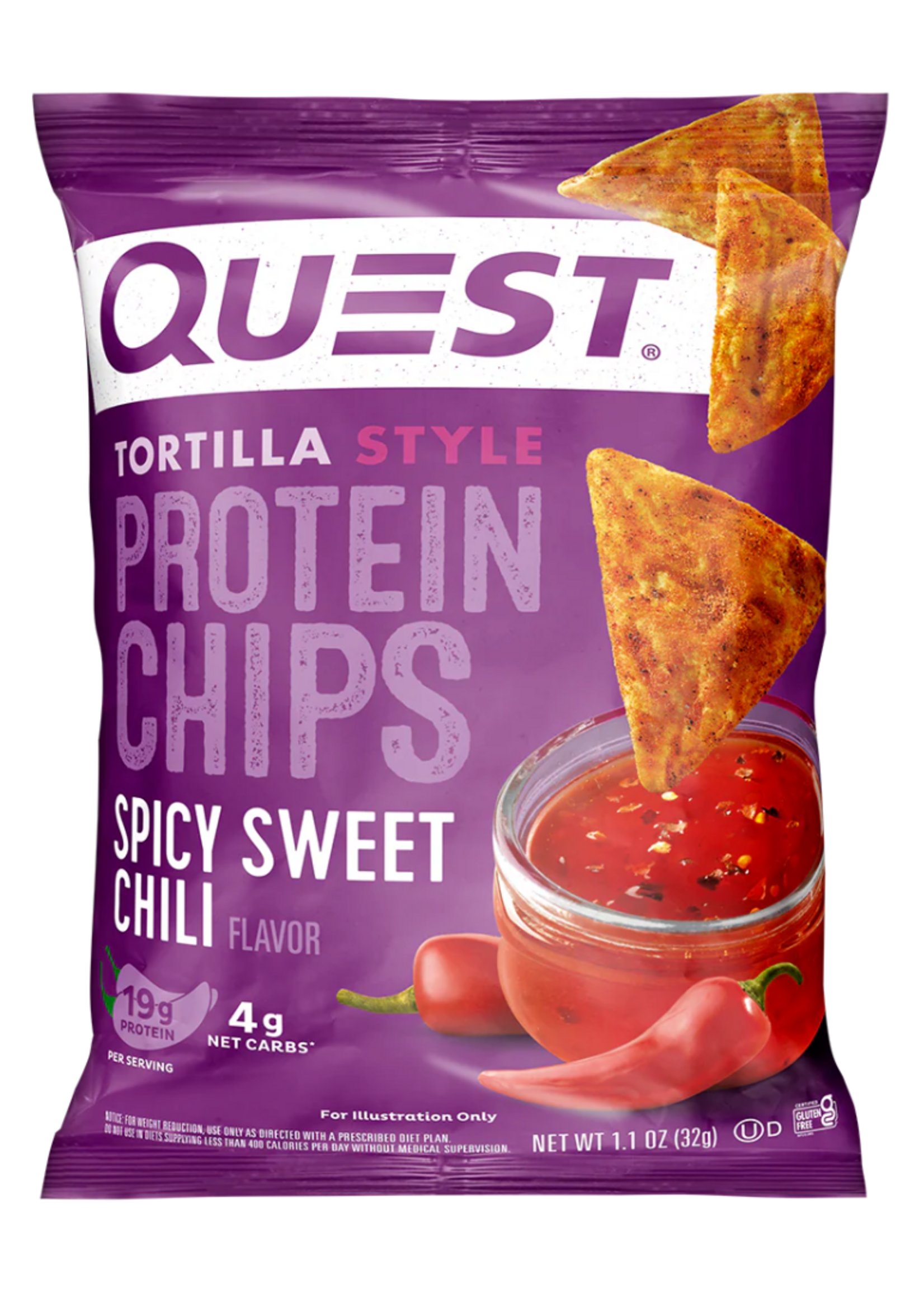 Quest Nutrition Quest Nutrition Spicy Sweet Chili Tortilla Style Protein Chips