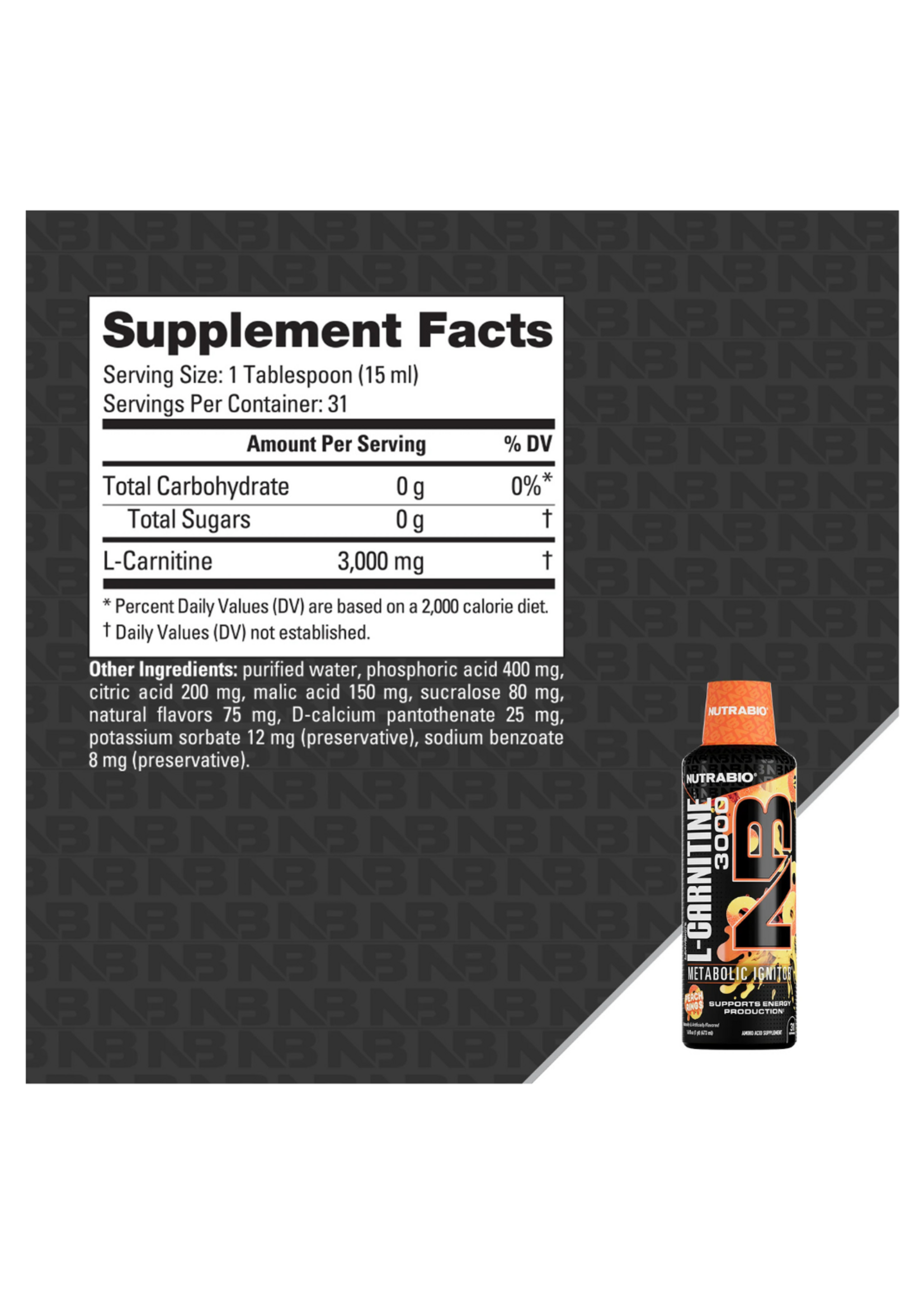 NutraBio NutraBio LeanShots L-Carnitine