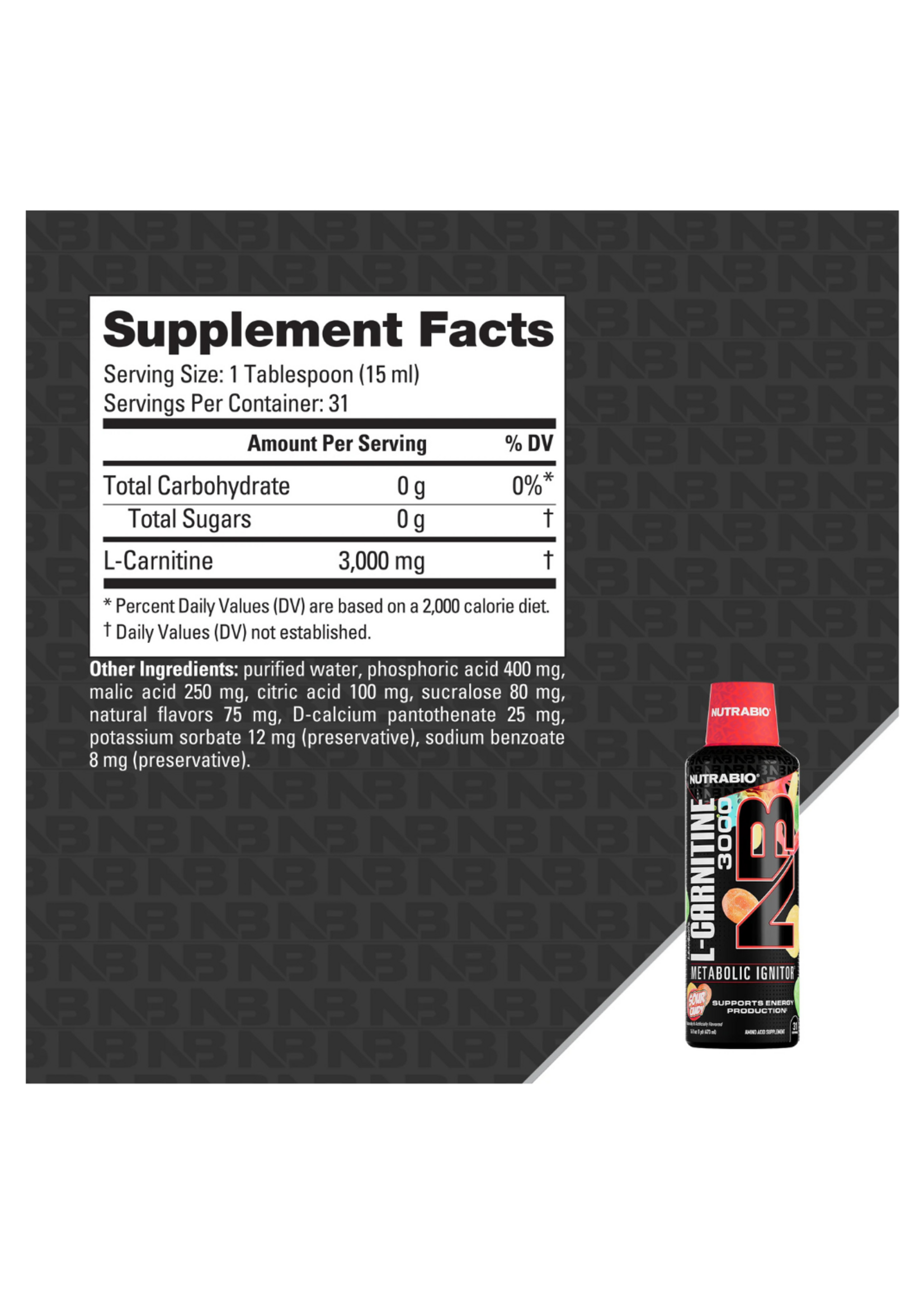 NutraBio NutraBio LeanShots L-Carnitine