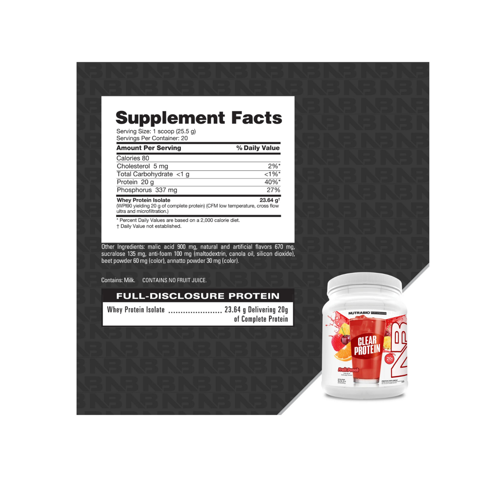 NutraBio NutraBio Clear Protein