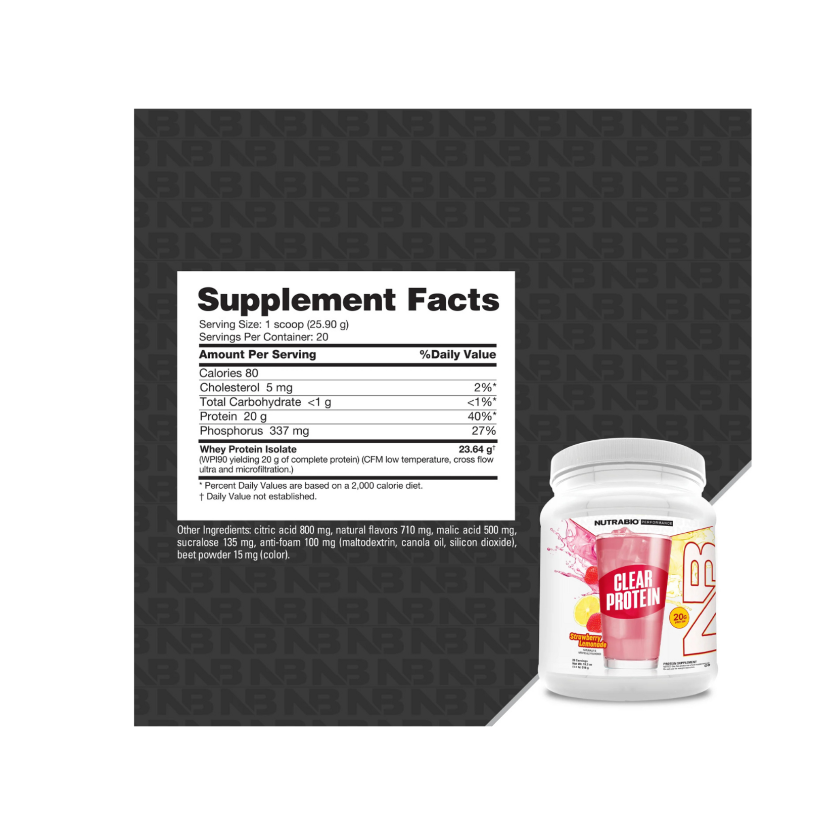NutraBio NutraBio Clear Protein