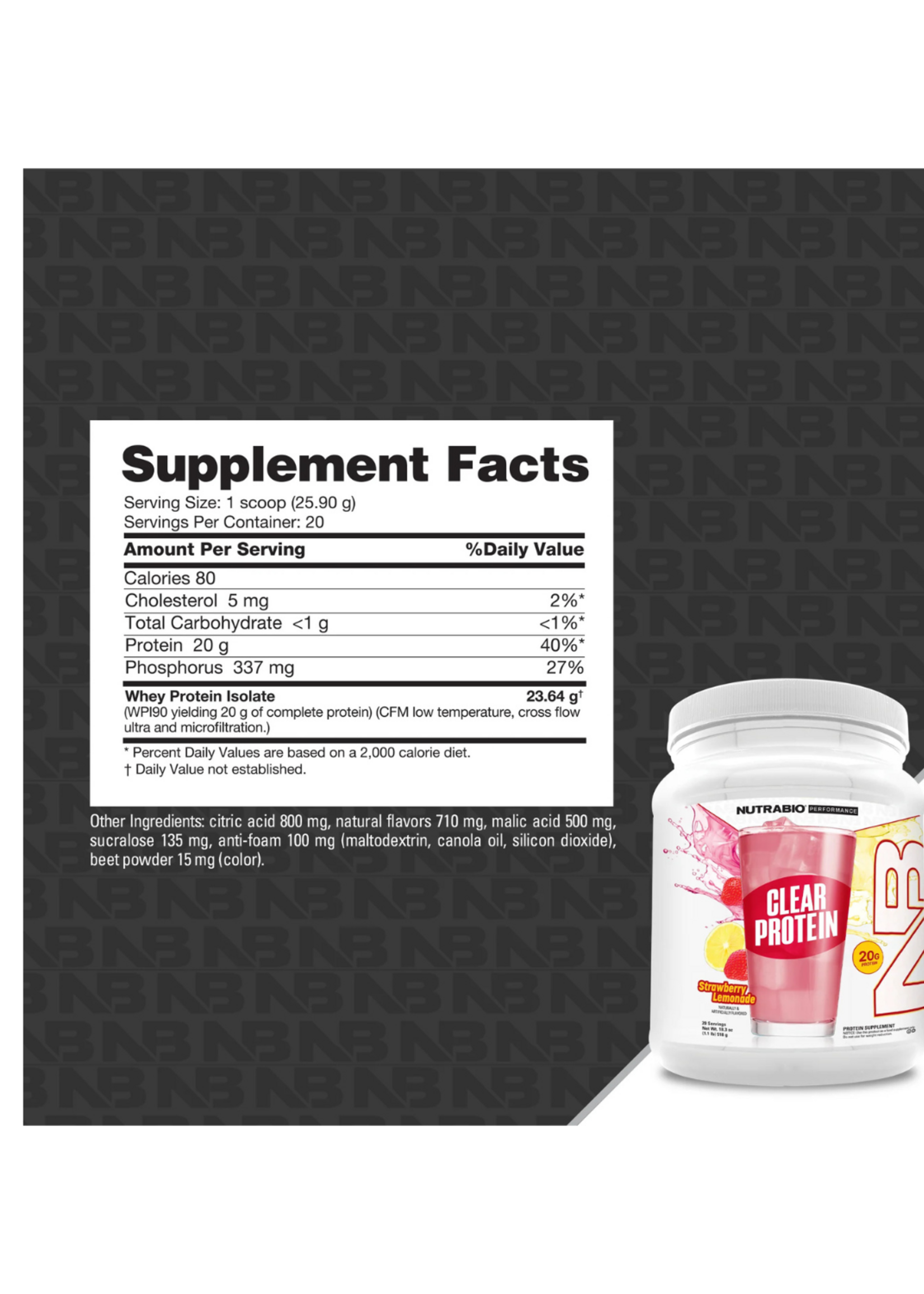 NutraBio NutraBio Clear Protein