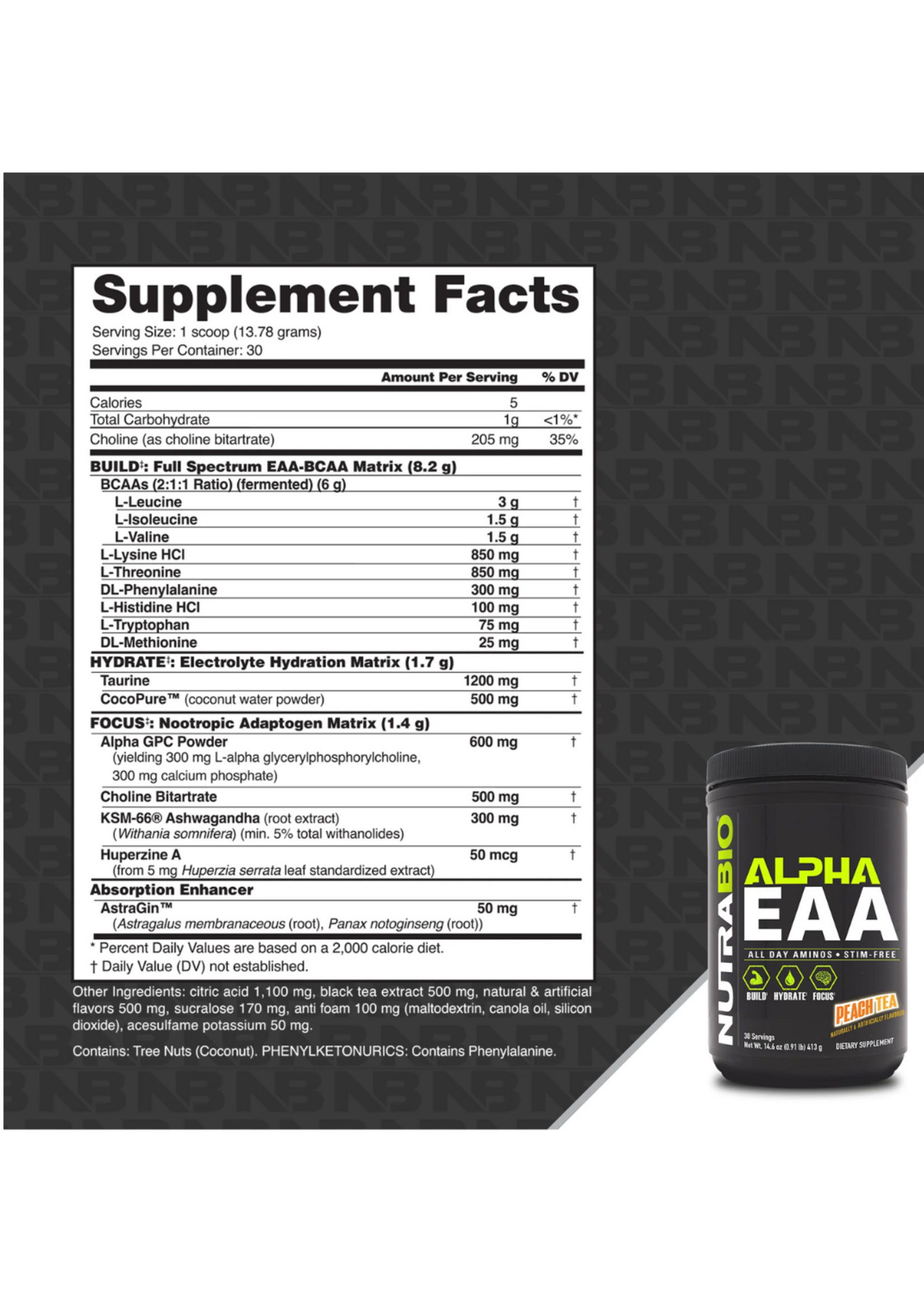 NutraBio NutraBio ALPHA EAA