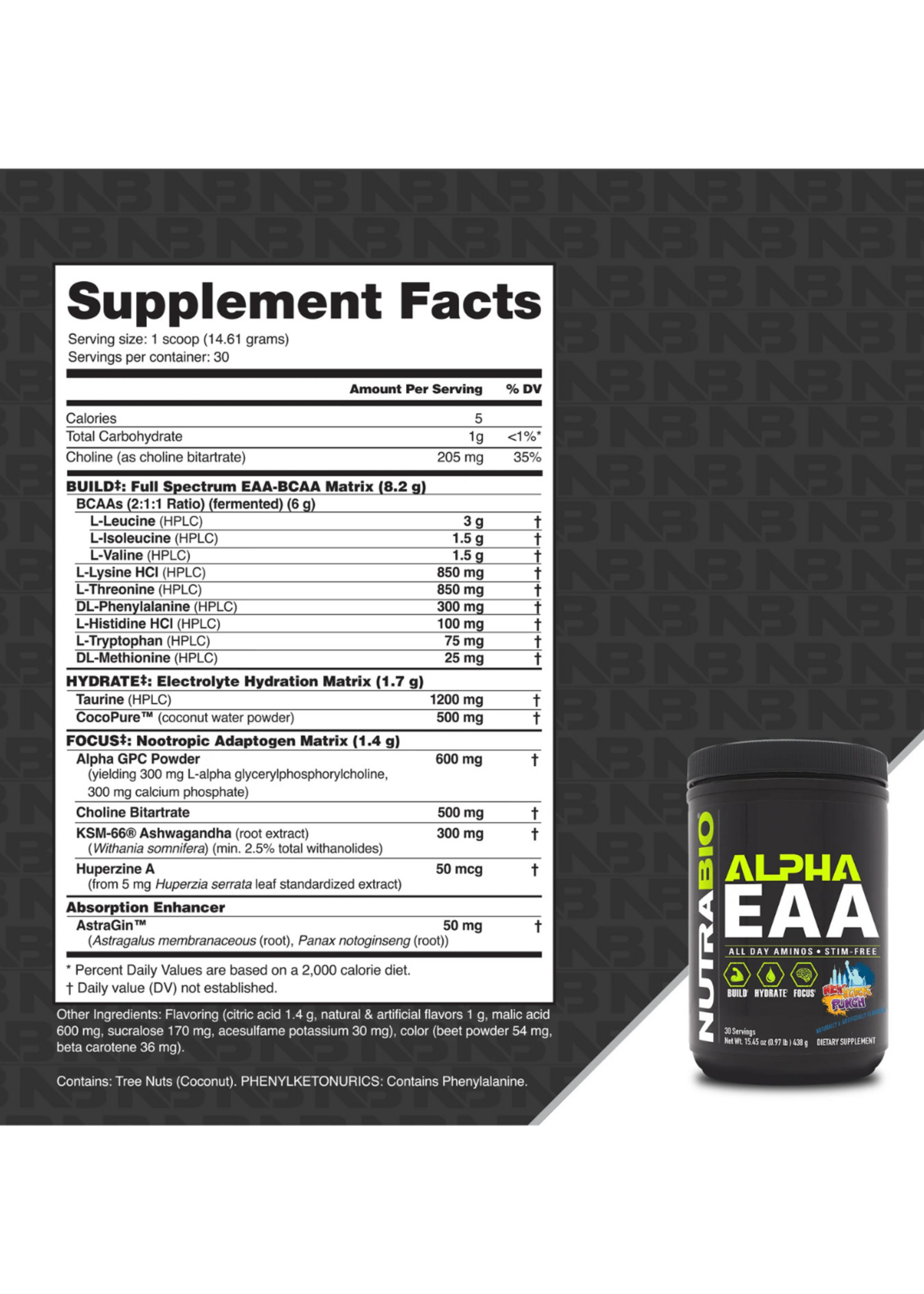 NutraBio NutraBio ALPHA EAA