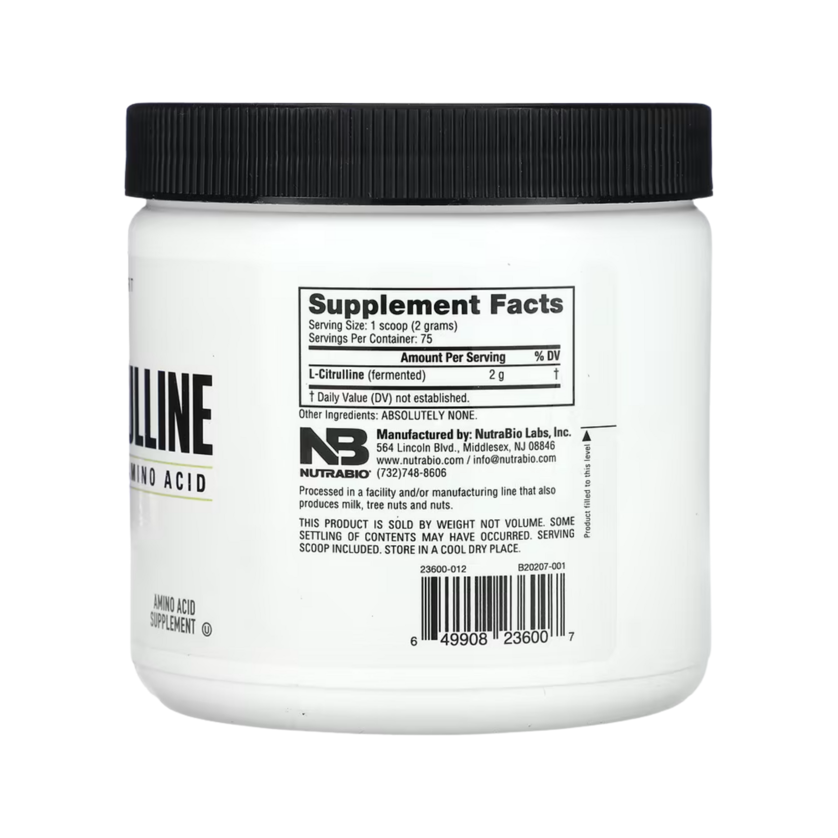 NutraBio FinaFlex L-Citrulline