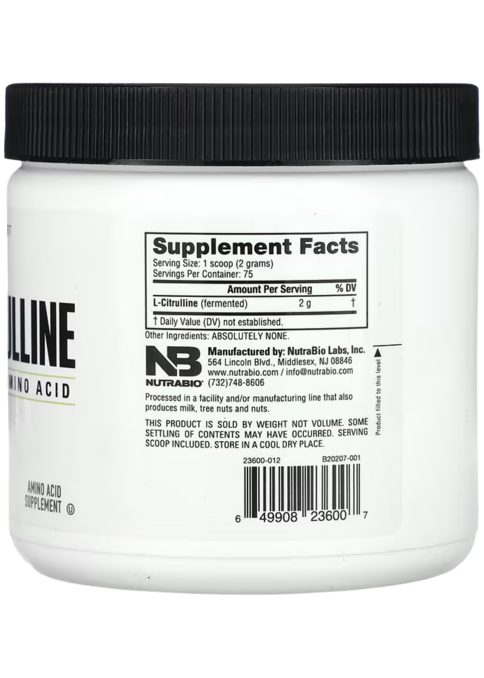 NutraBio FinaFlex L-Citrulline