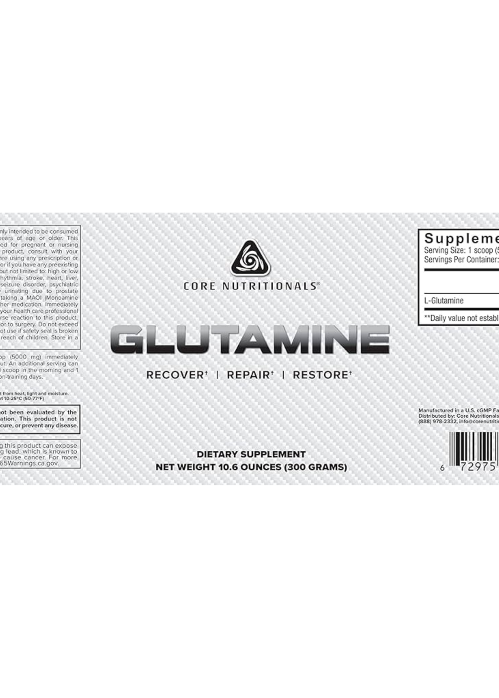 Core Nutritionals Core Nutritionals Glutamine