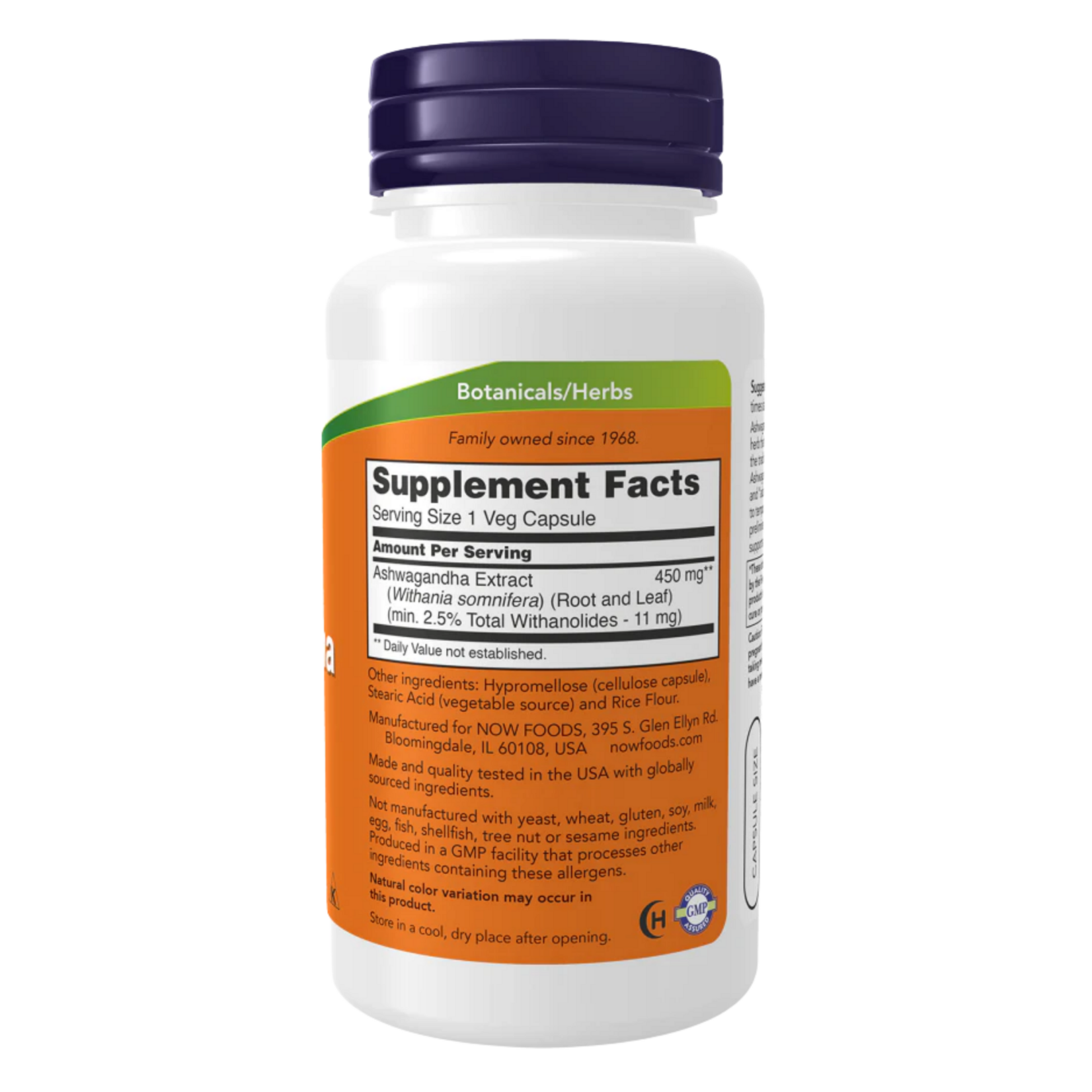 NOW Now Ashwagandha 450mg