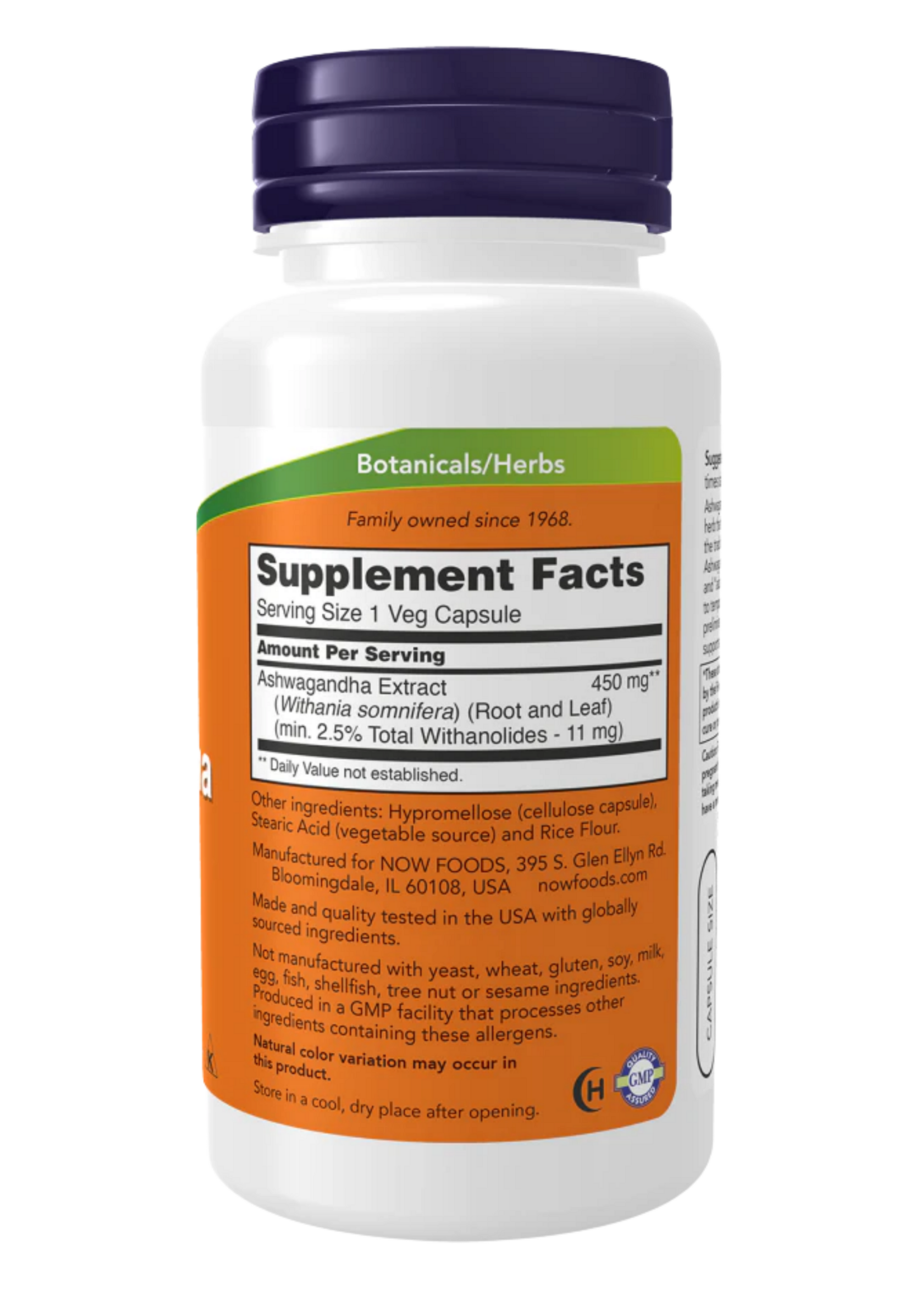 NOW Now Ashwagandha 450mg