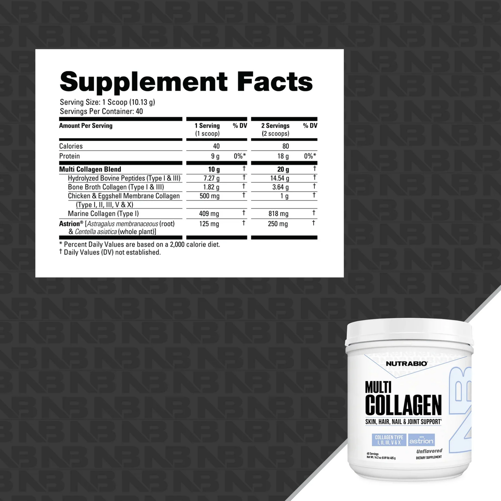 NutraBio NutraBio Multi Collagen 45 ser