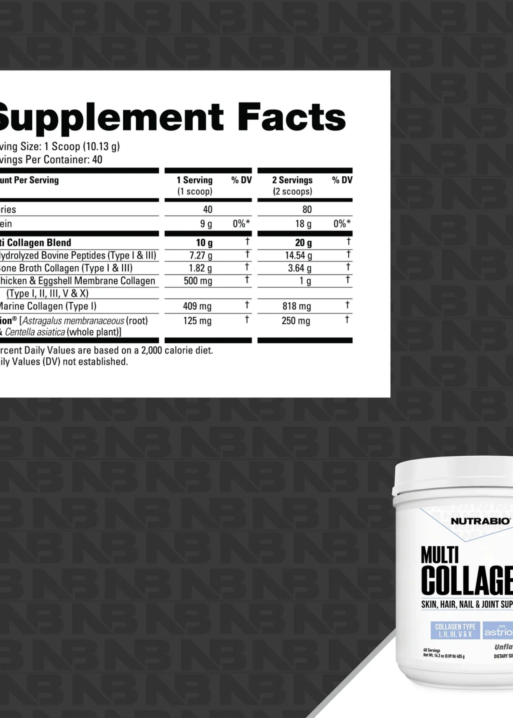 NutraBio NutraBio Multi Collagen 45 ser