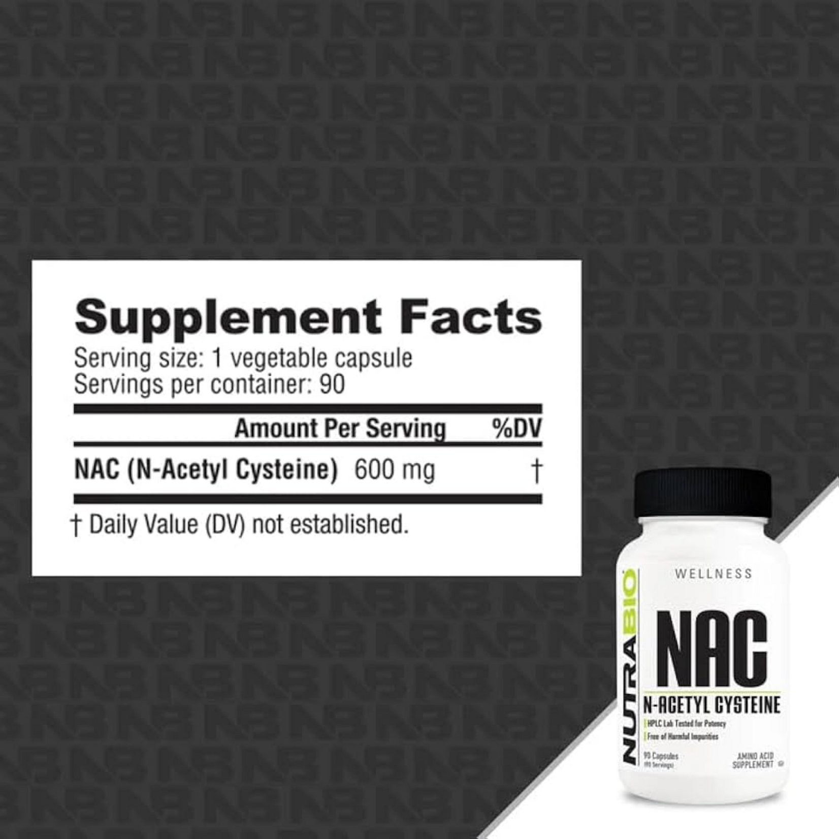 NutraBio Nutrabio NAC 90 caps