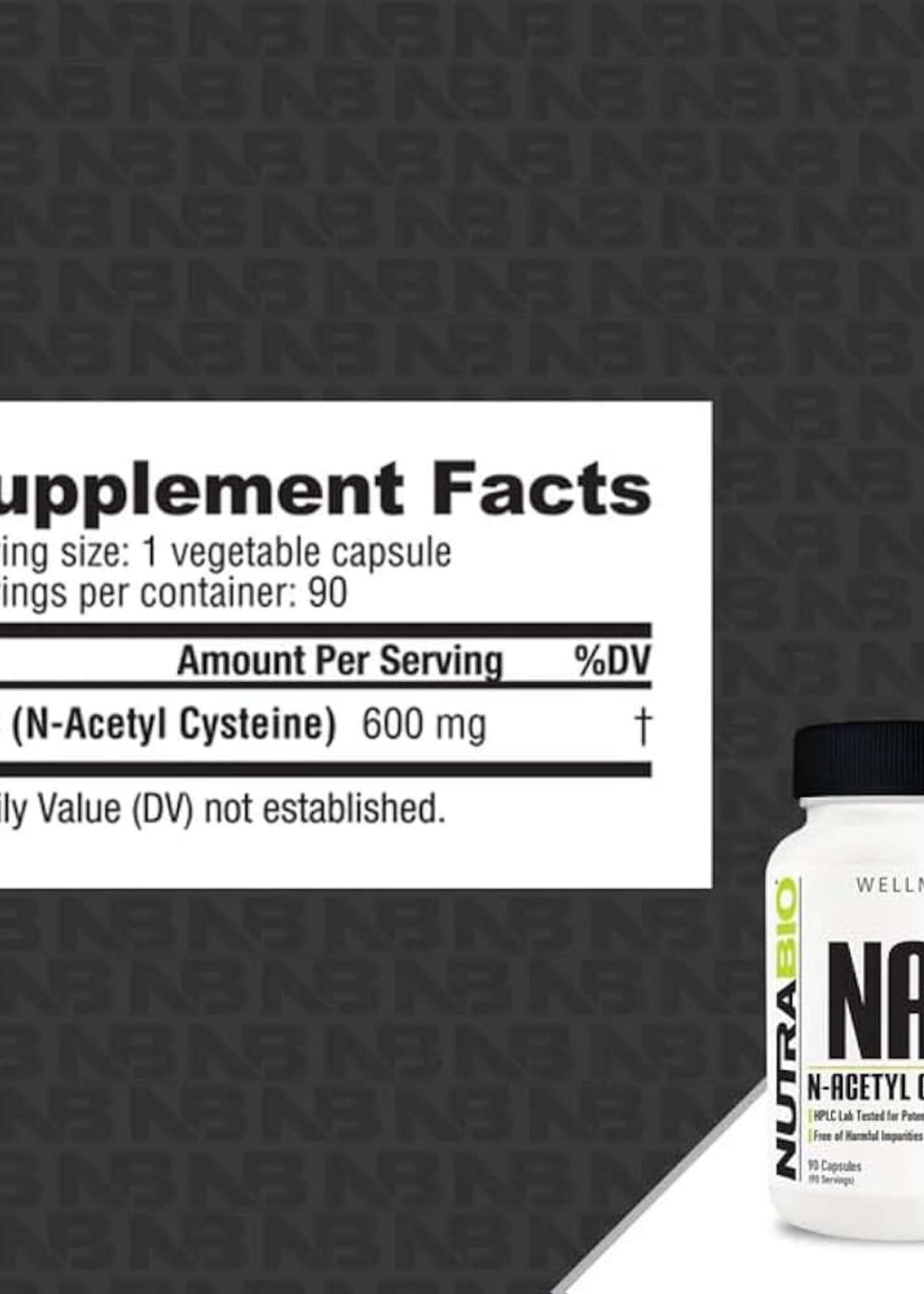 NutraBio Nutrabio NAC 90 caps
