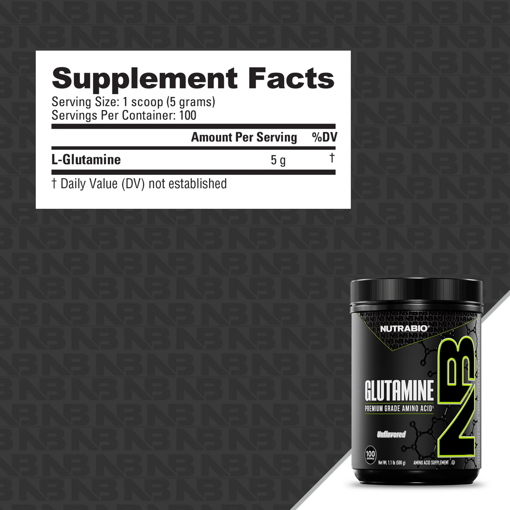 NutraBio NutraBio Glutamine