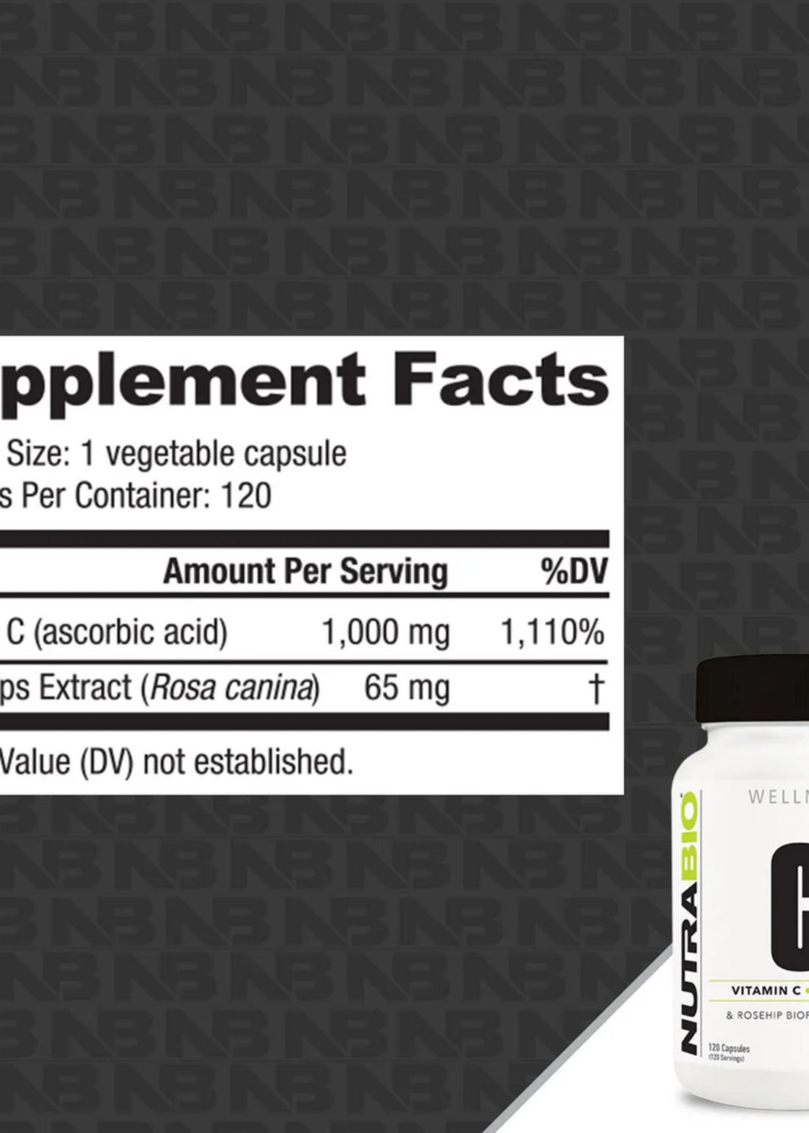 NutraBio NutraBio Vitamin C 1,000mg