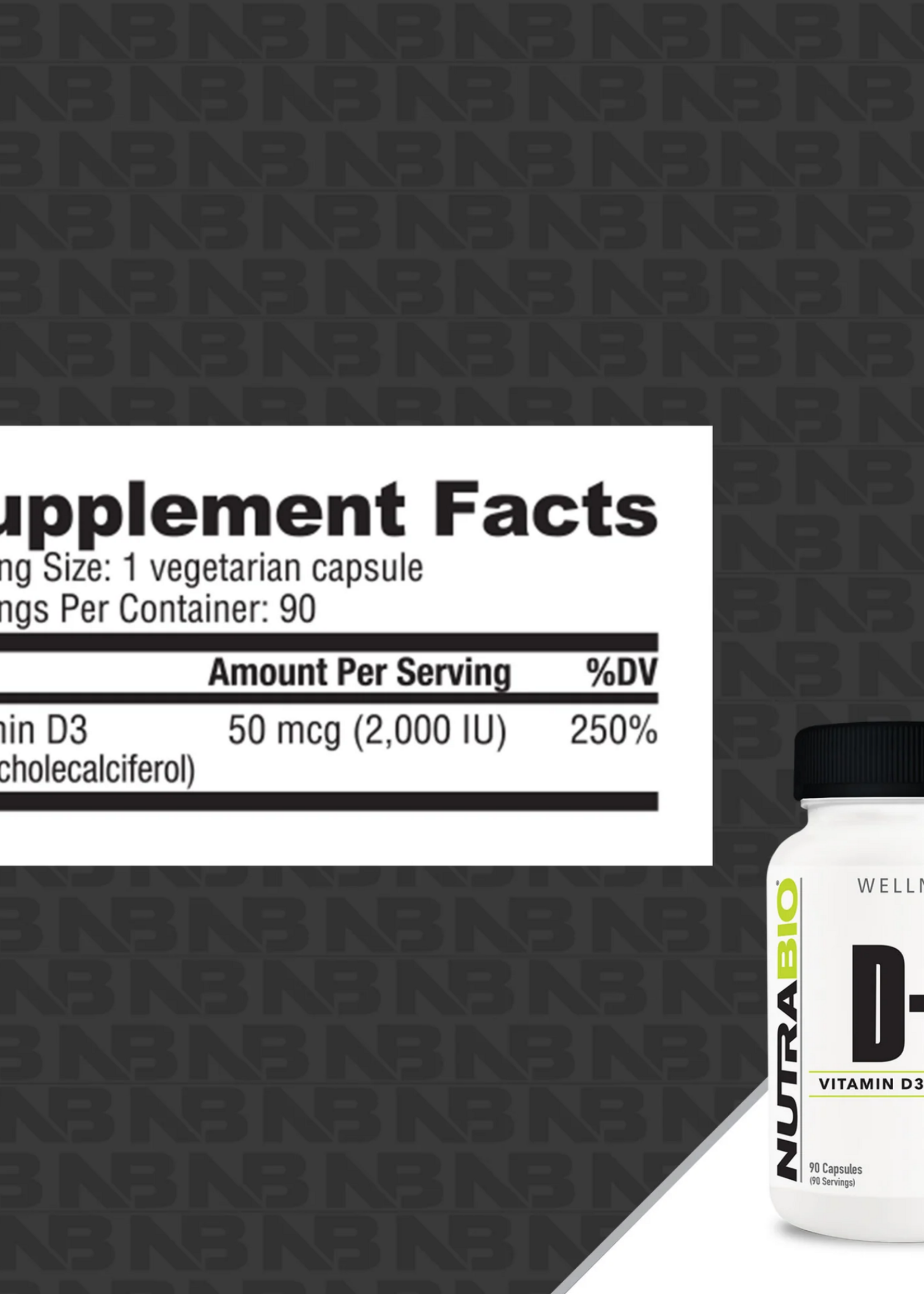 NutraBio NutraBio Vitamin D3