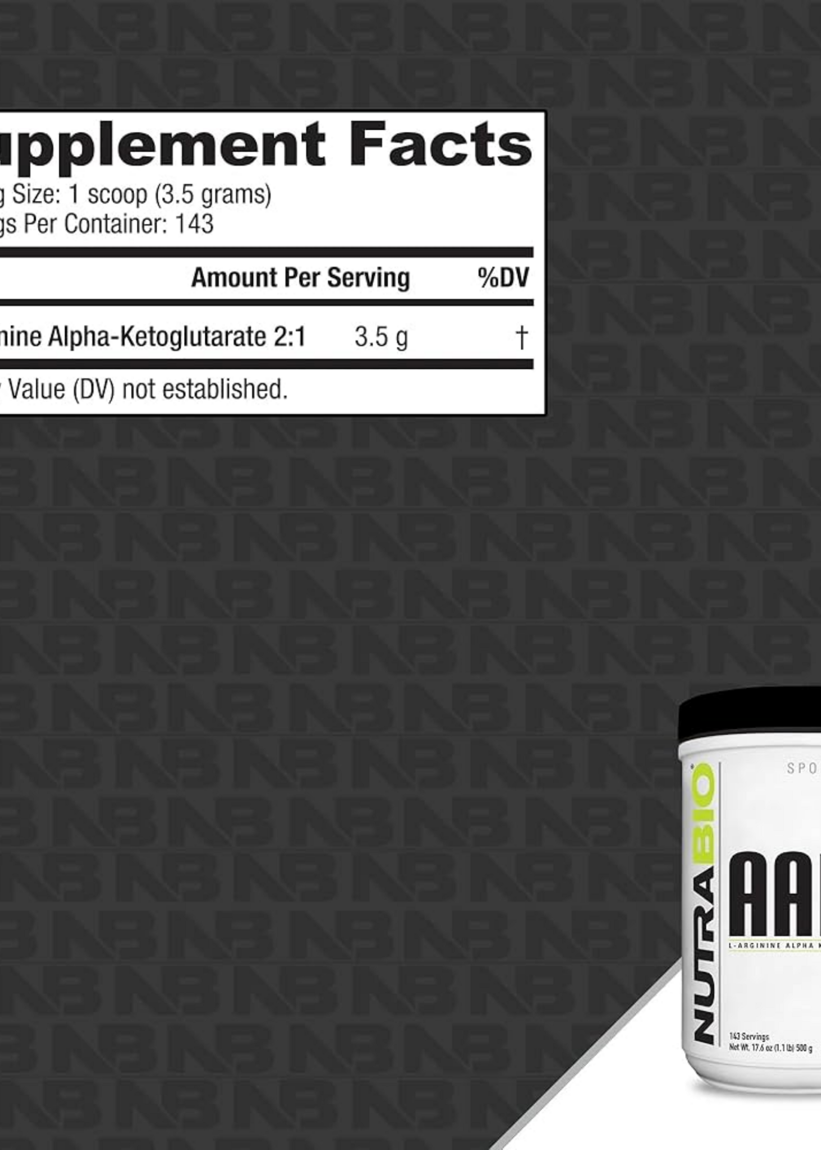 NutraBio NutraBio AAKG L-Arginine Alpha Ketoglutarate