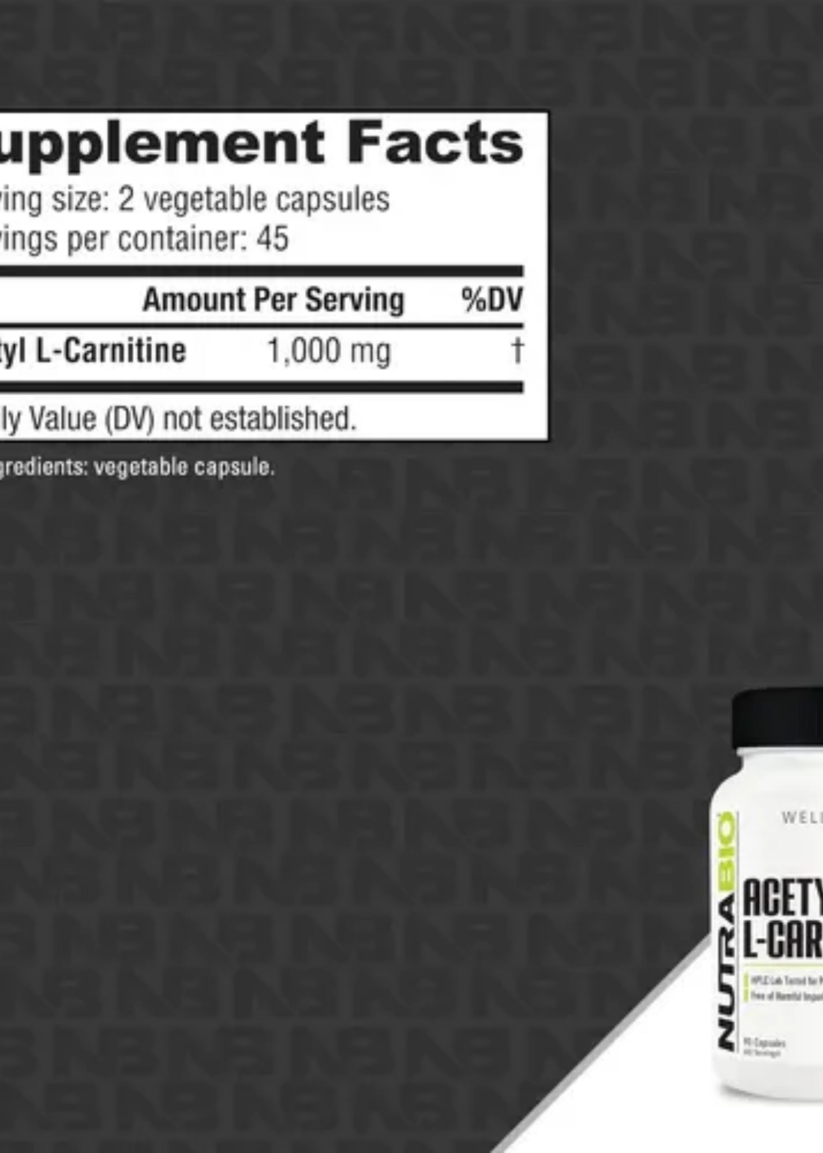 NutraBio NutraBio Acetyl L-Carnitine