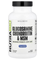 NutraBio NutraBio Glucosamine Chondroitin & MSM 120 Caps