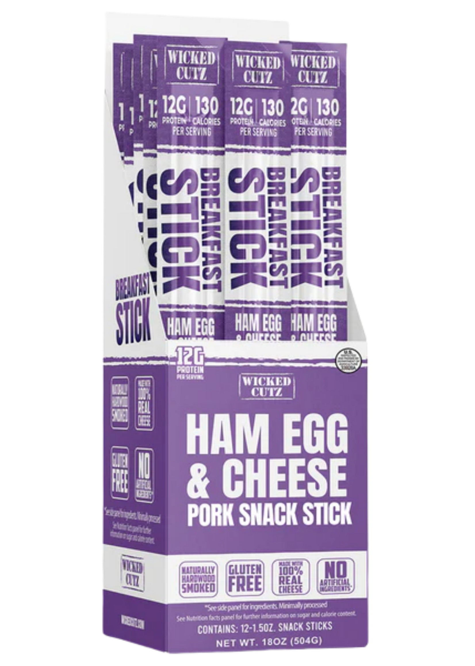Wicked Cutz Ham, Egg, & Cheese Breakfast Sticks