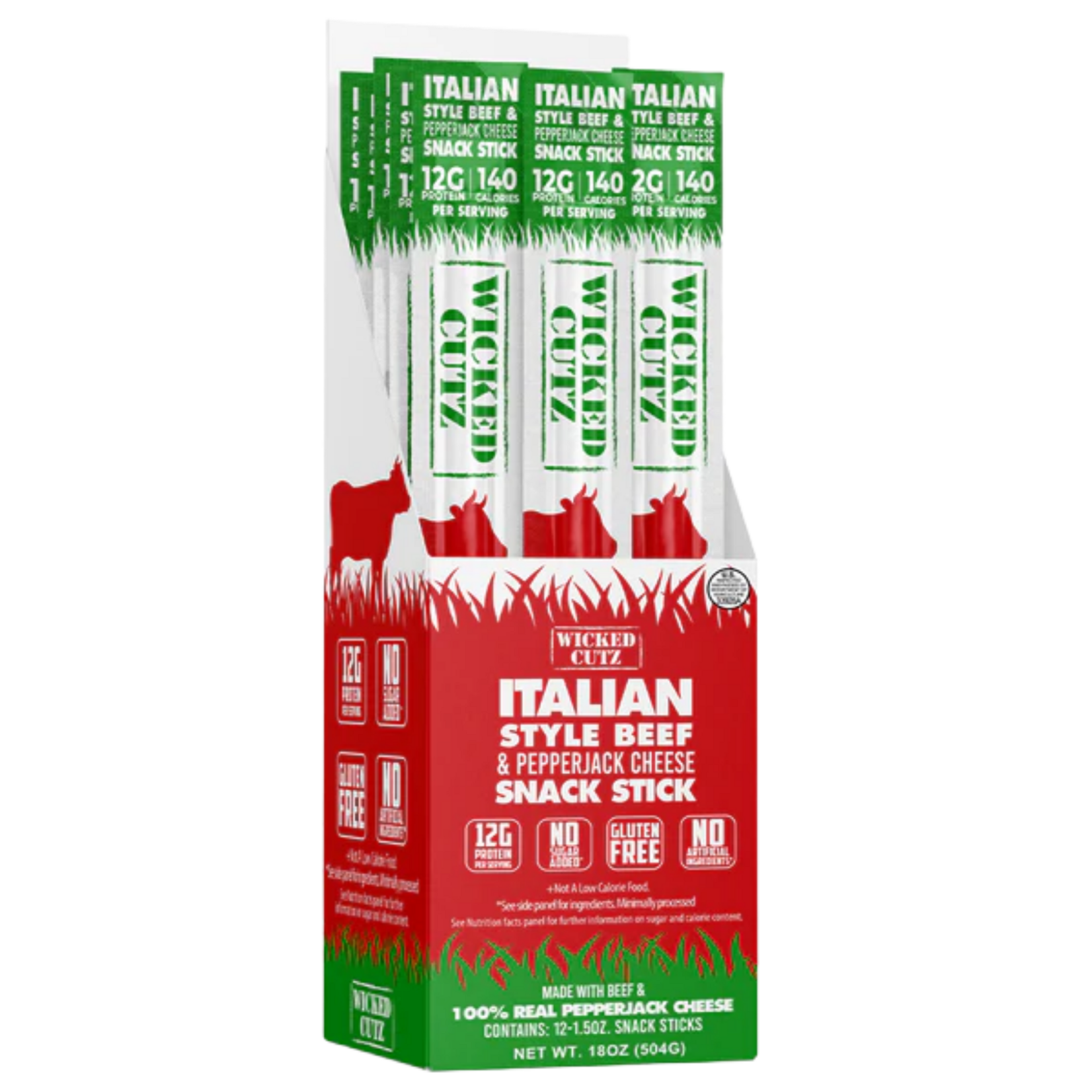 Wicked Cutz Italian Beef & Cheese Sticks