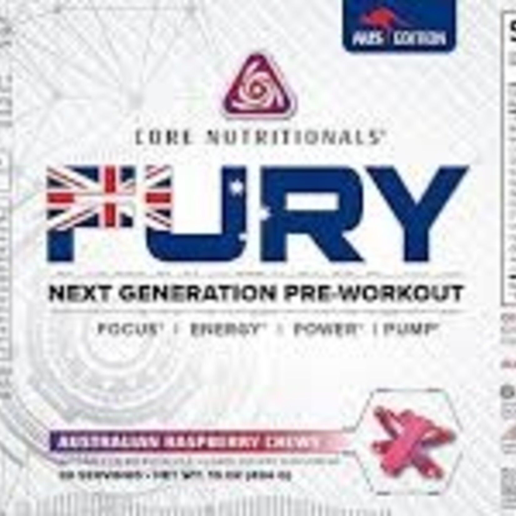 Core Nutritionals Core Nutritionals Fury X AUSTRALIA - Australian Gummy Snakes