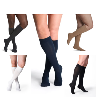 Sigvaris Sigvaris Women's Essential Cotton Knee High Closed Toe
