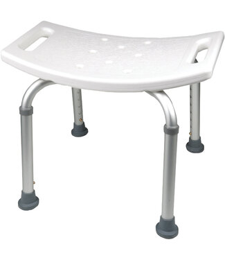 Shower Chair without Back, 300 lbs Weight Capacity (single)