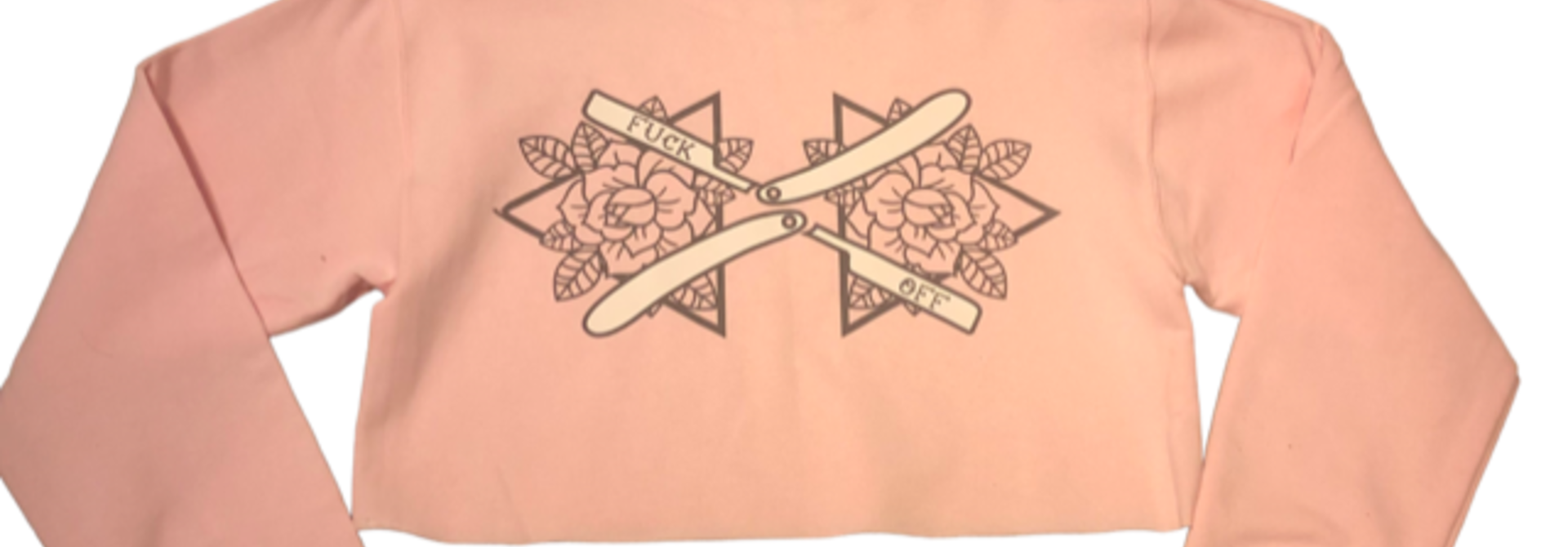 Duel Razors Crop Sweatshirt