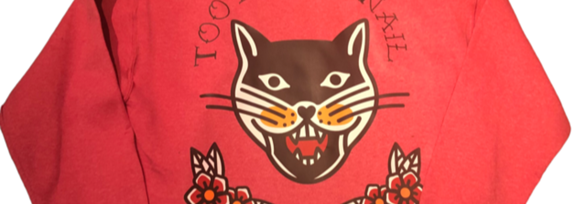 Cat Crop Sweatshirt