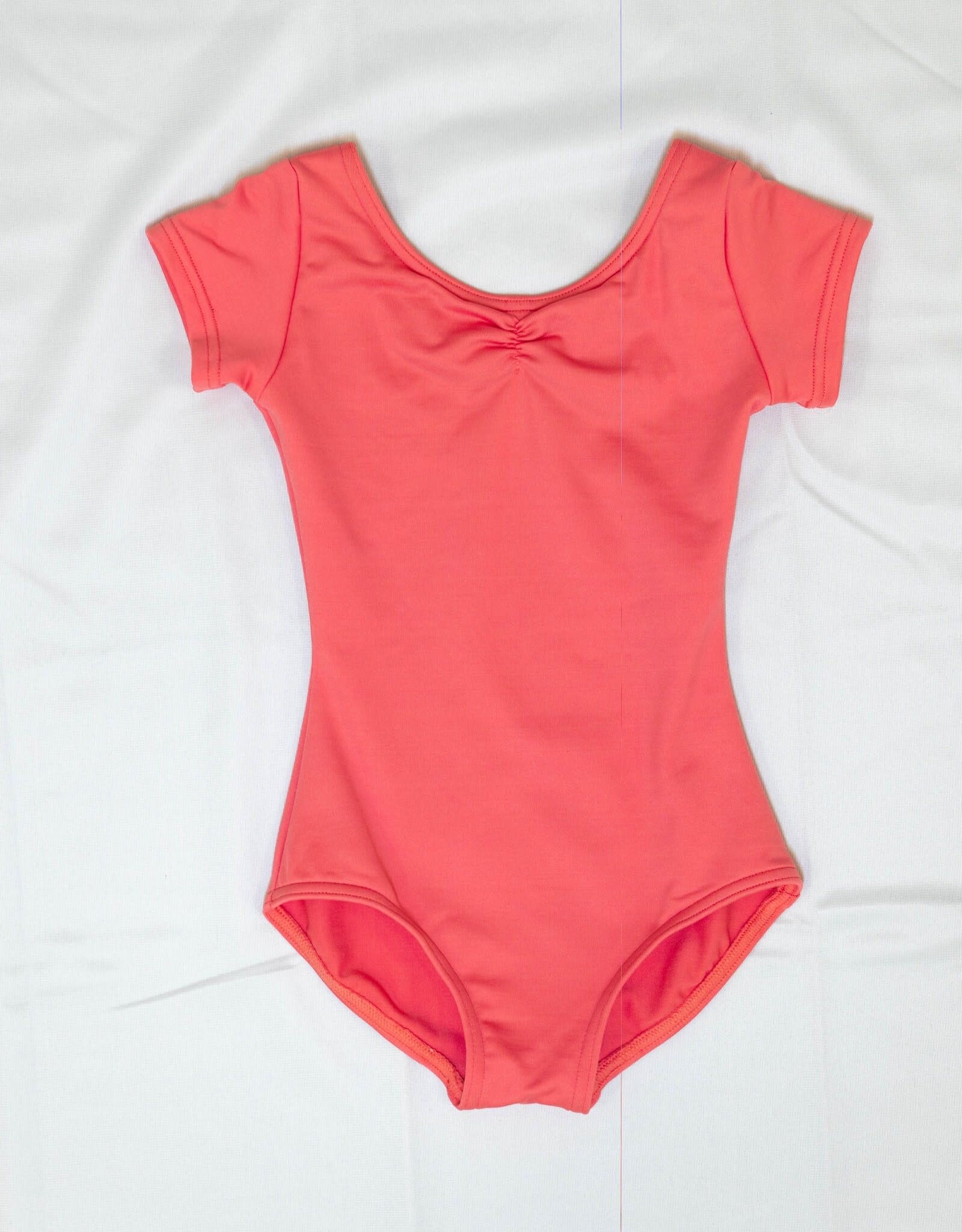 Capezio Flamingo Pinch Front SS Cami Leotard - Girls