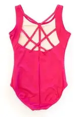 Capezio Girls Strappy Back Mullberry Leotard