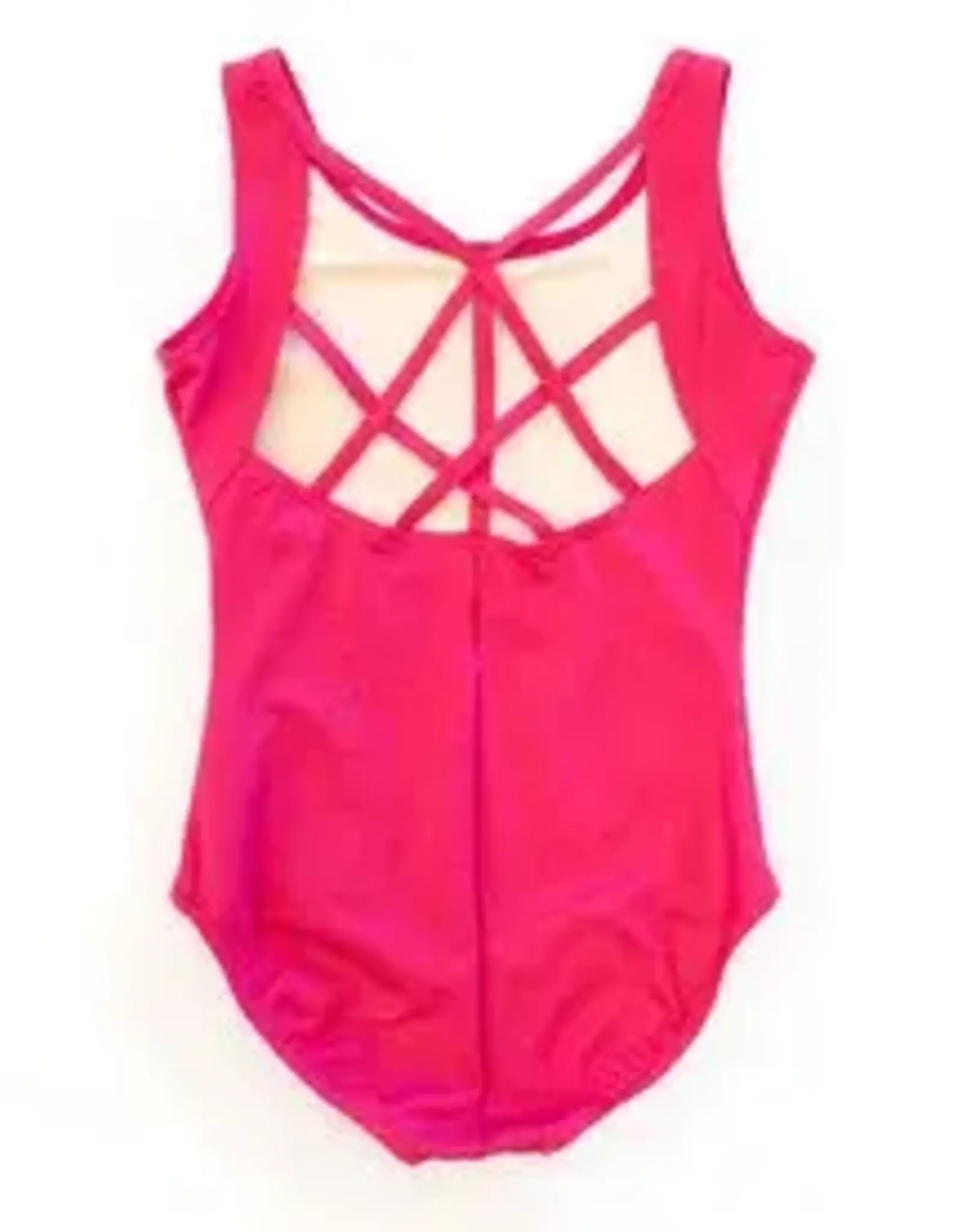 Capezio Girls Strappy Back Mullberry Leotard
