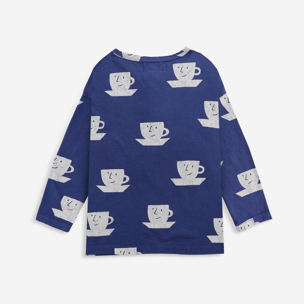 bobo choses  Cup Of Tea All Over buttoned T-shirt