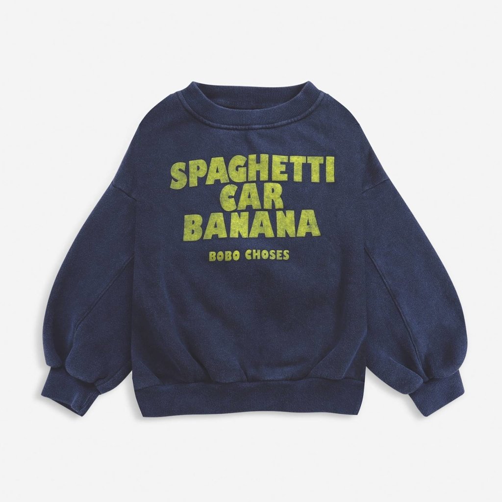bobo choses  Spaghetti Car Banana sweatshirt