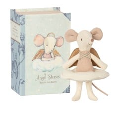 maileg Angel Mouse big sister in book