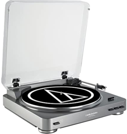 Audio-Technica Fully Automatic Belt-Drive Turntable AT-LP60 Silver