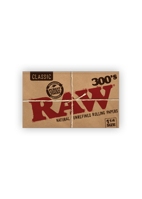 RAW Classic 300s 1 1/4 Rolling Papers